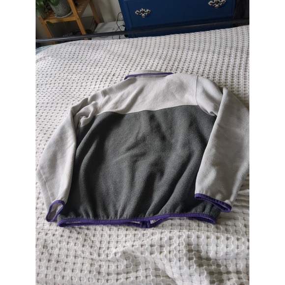 Patagonia Synchilla Snap T Full Zip Fleece Jacket Women's Size Large Color Block - Picture 5 of 13